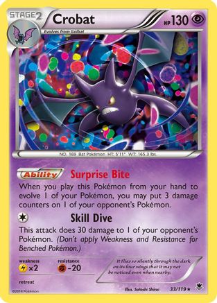 Crobat 33/119 - XY Phantom Forces