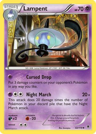 Lampent 42/119 - XY Phantom Forces