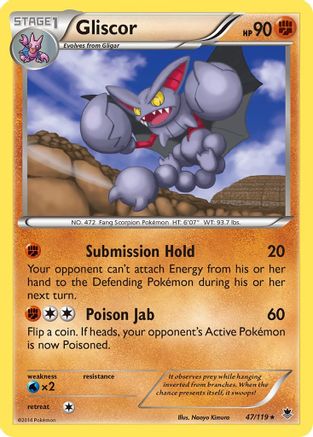 Gliscor/119 - XY Phantom Forces Reverse Holofoil