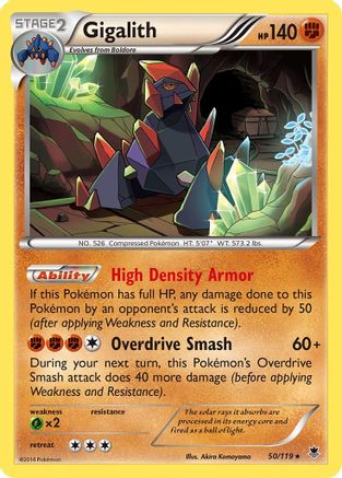 Gigalith/119 - XY Phantom Forces Reverse Holofoil