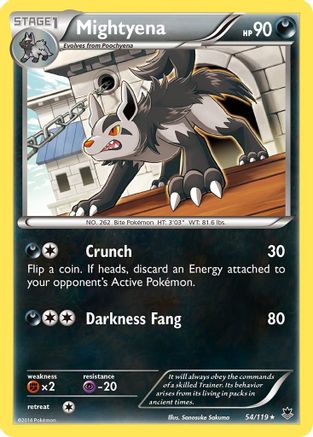 Mightyena 54/119 - XY Phantom Forces