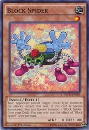 Block Spider (NECH-EN003) - The New Challengers Unlimited