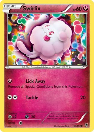 Swirlix 68/119 - XY Phantom Forces Reverse Holofoil
