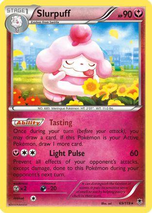 Slurpuff 69/119 - XY Phantom Forces Reverse Holofoil