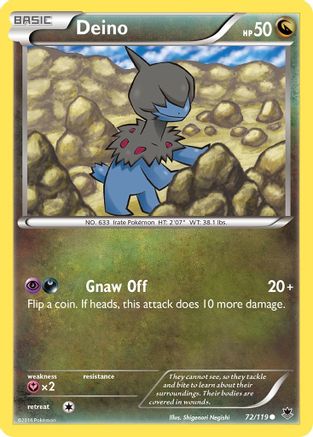 Deino/119 - XY Phantom Forces Reverse Holofoil