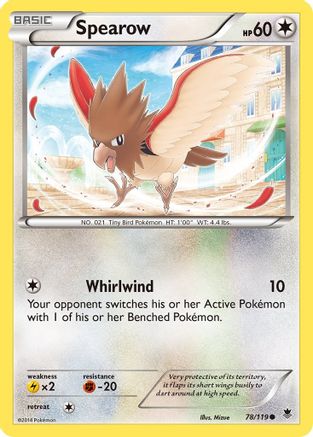 Spearow/119 - XY Phantom Forces Reverse Holofoil