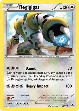 Regigigas/119 - XY Phantom Forces Holofoil