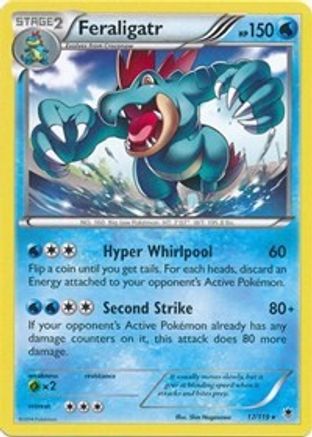 Feraligatr - 17/119 (XY Phantom Forces) - Deck Exclusives