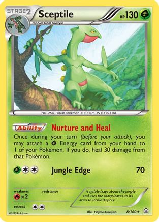 Sceptile 8/160 - XY Primal Clash