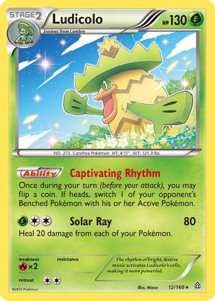 Ludicolo/160 - XY Primal Clash Holofoil