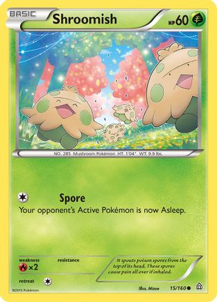 Shroomish 15/160 - XY Primal Clash