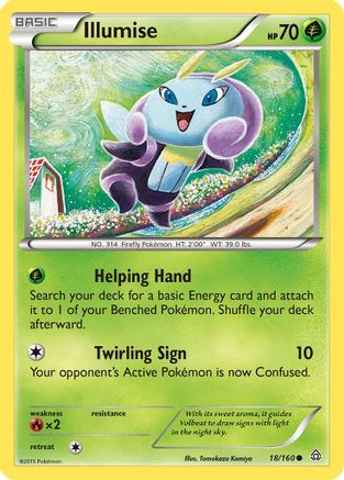 Illumise 18/160 - XY Primal Clash Reverse Holofoil