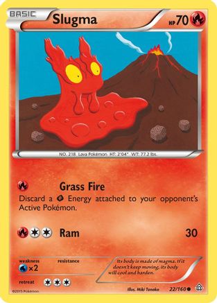 Slugma 22/160 - XY Primal Clash Reverse Holofoil