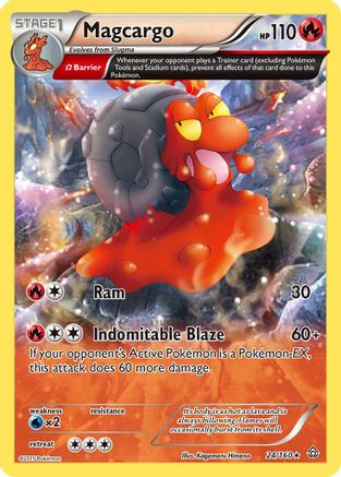 Magcargo (Omega) 24/160 - XY Primal Clash Reverse Holofoil