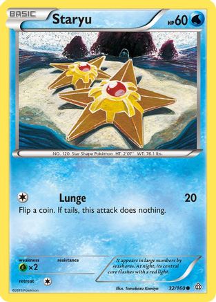 Staryu 32/160 - XY Primal Clash Reverse Holofoil