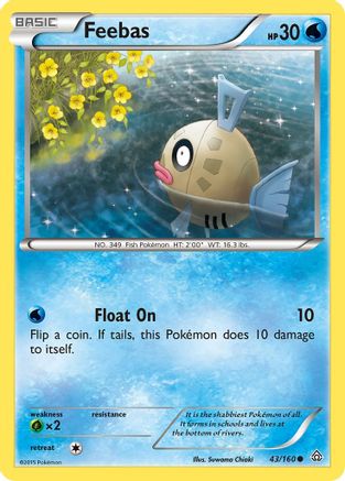 Feebas/160 - XY Primal Clash Reverse Holofoil