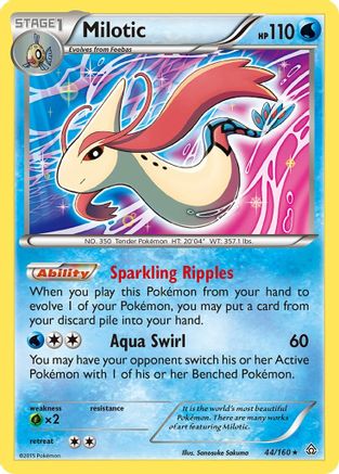 Milotic 44/160 - XY Primal Clash Holofoil