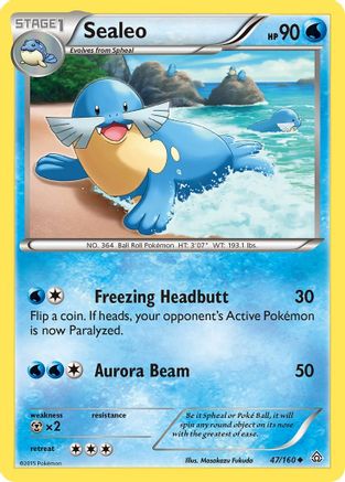 Sealeo/160 - XY Primal Clash Reverse Holofoil