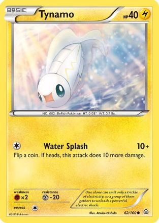 Tynamo/160 - XY Primal Clash Reverse Holofoil