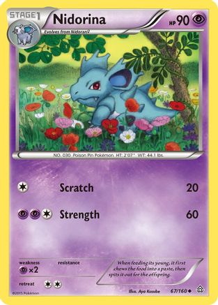 Nidorina 67/160 - XY Primal Clash