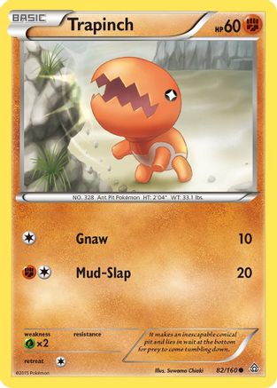 Trapinch 82/160 - XY Primal Clash