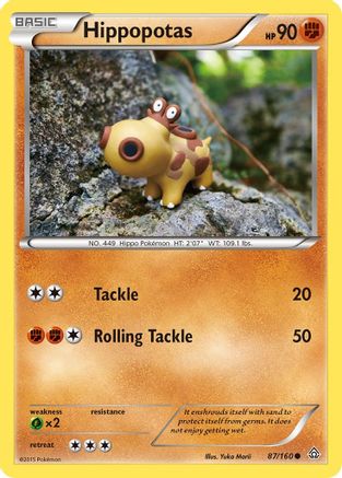 Hippopotas 87/160 - XY Primal Clash