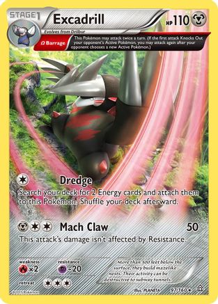 Excadrill (Omega) 97/160 - XY Primal Clash Reverse Holofoil