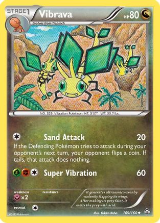 Vibrava/160 - XY Primal Clash Reverse Holofoil
