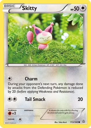 Skitty 113/160 - XY Primal Clash Reverse Holofoil