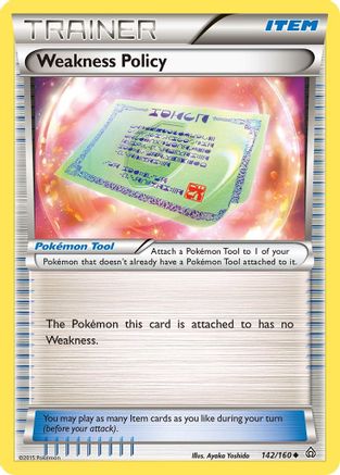 Weakness Policy/160 - XY Primal Clash Reverse Holofoil