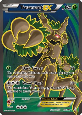 Trevenant EX (145 Full Art)/160 - XY Primal Clash Holofoil