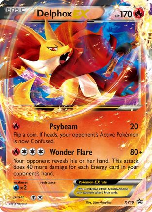 Delphox EX - XY19/211 - XY Promos Holofoil