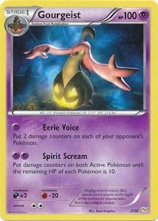 Gourgeist - XY Trainer Kit Sylveon & Noivern