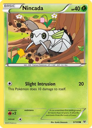 Nincada 9/108 - XY Roaring Skies