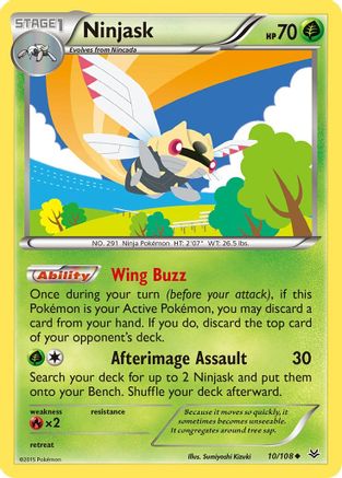 Ninjask 10/108 - XY Roaring Skies