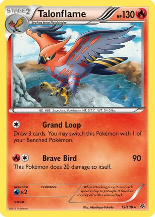 Talonflame/108 - XY Roaring Skies Reverse Holofoil