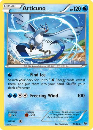 Articuno (16) 16/108 - XY Roaring Skies