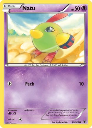 Natu (27) 27/108 - XY Roaring Skies