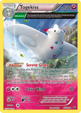 Togekiss (46 Delta) 46/108 - XY Roaring Skies Holofoil