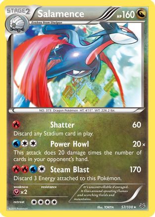 Salamence 57/108 - XY Roaring Skies