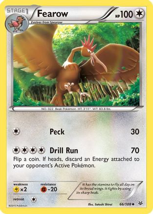 Fearow 66/108 - XY Roaring Skies Reverse Holofoil
