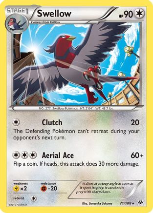 Swellow (71)/108 - XY Roaring Skies