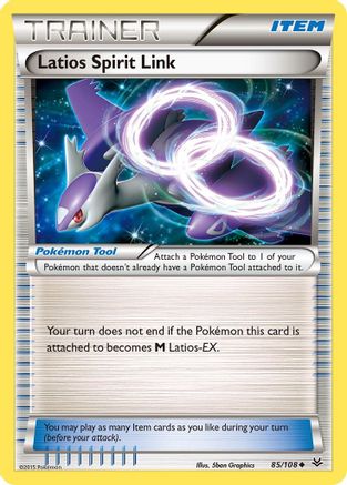 Latios Spirit Link 85/108 - XY Roaring Skies Reverse Holofoil
