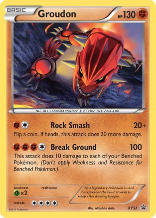 Groudon - XY52/211 - XY Promos Holofoil