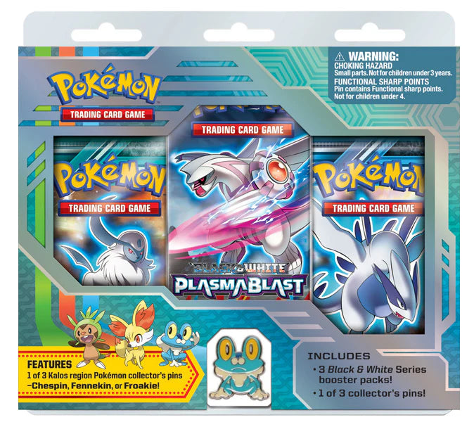Pokémon TCG - Black & White - Collector’s Pin 3 Packs Blister (Booster Packs May Vary)