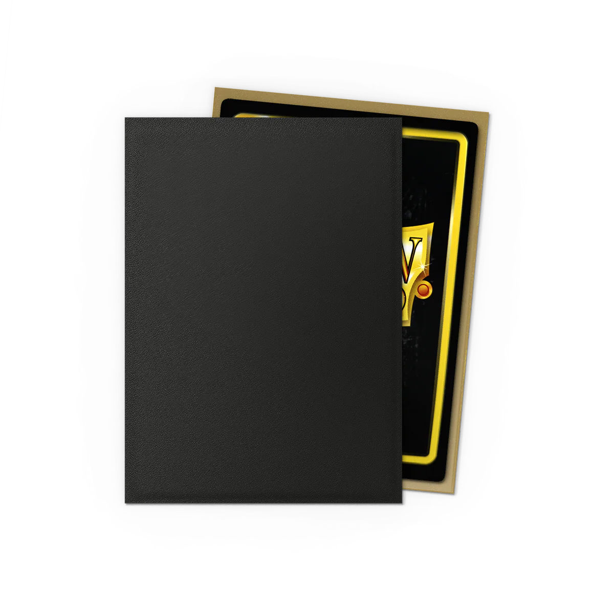 Dragon Shield Sleeves - Matte Standard (Black & Gold)