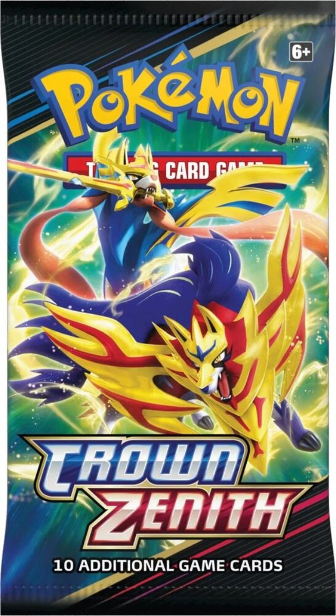 Pokémon Sword & Shield Crown Zenith Booster Pack – Banana Games & Hobby