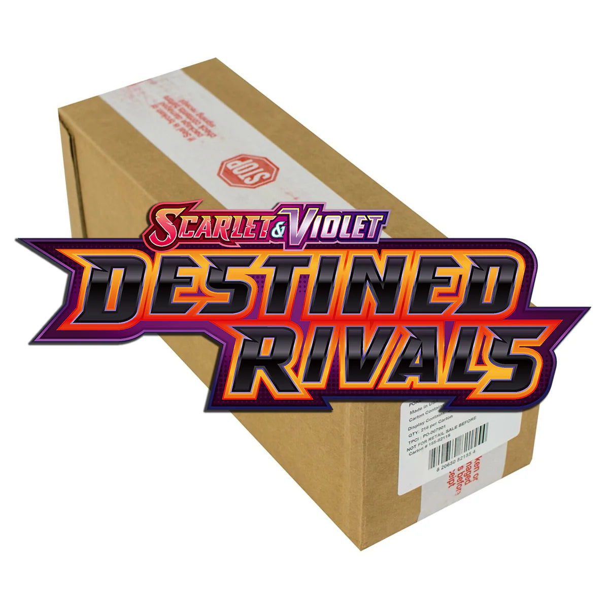 Pokemon TCG - Destined Rivals - Booster Box Factory Sealed Case of 6 (Europe Version)