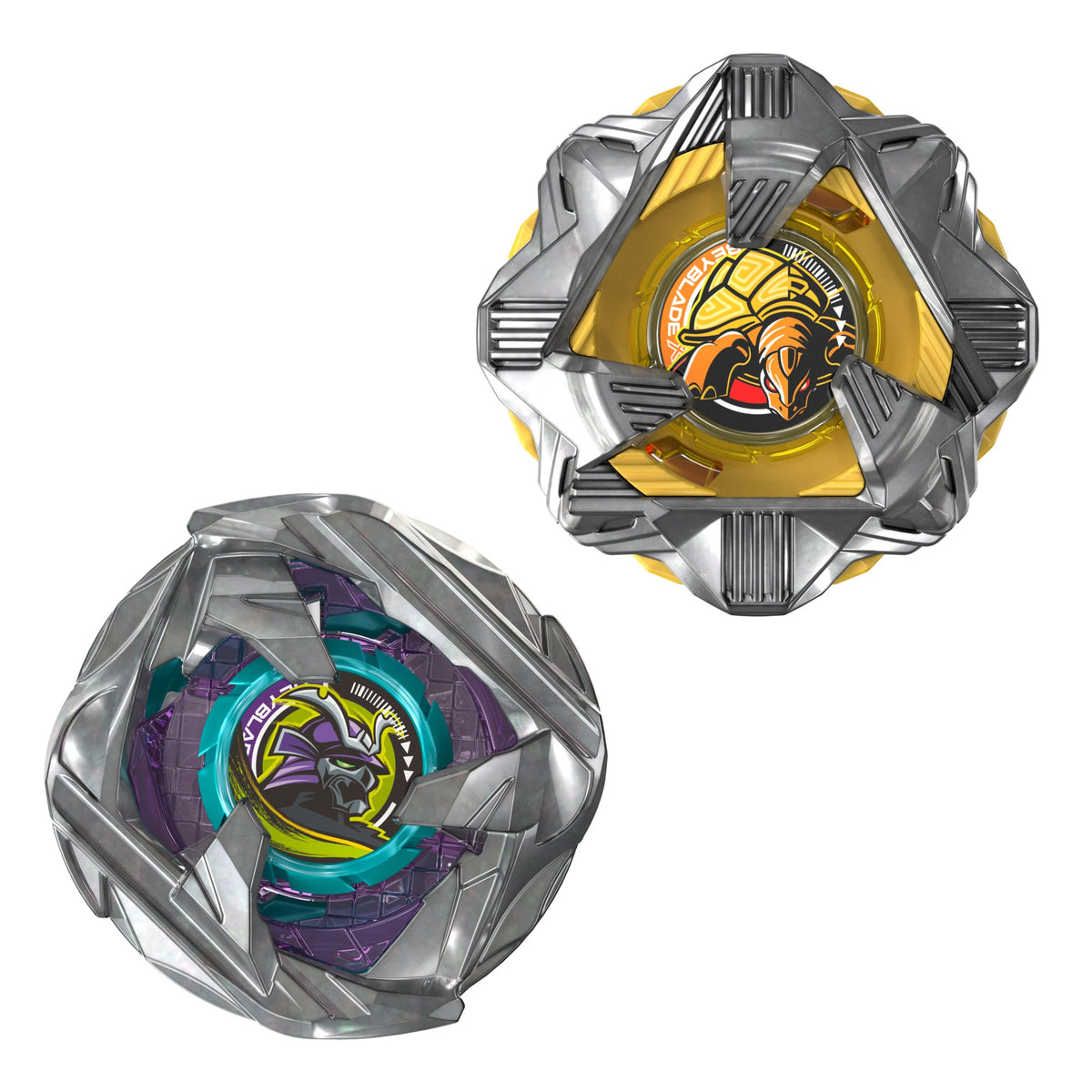 (Hasbro) Beyblade X - Calibur Samurai 6-70M & Obsidian Shell 3-85S Dual Pack