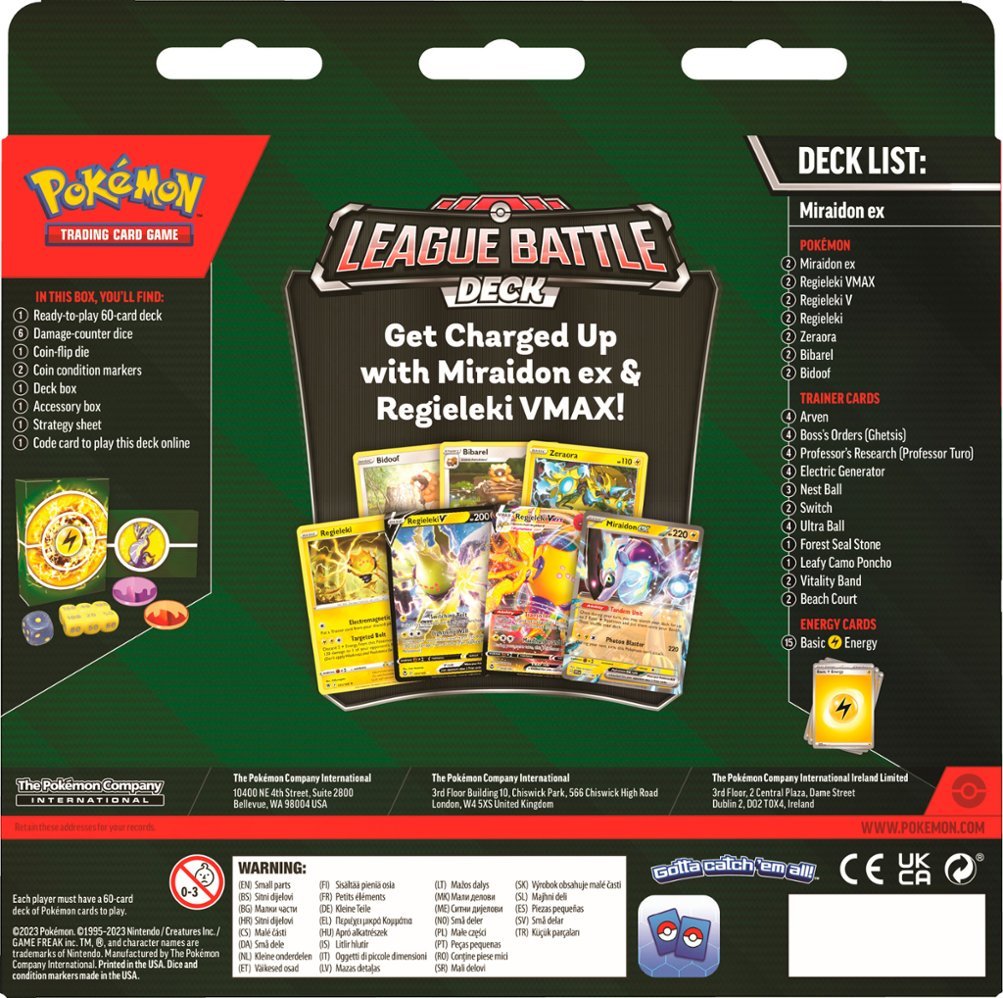 Miraidon ex League Battle Deck